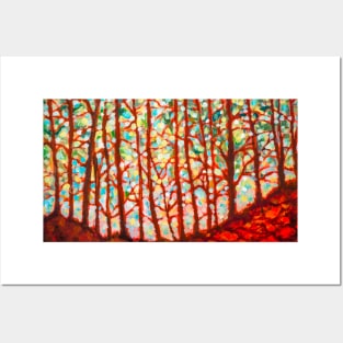 Woods backlight Posters and Art